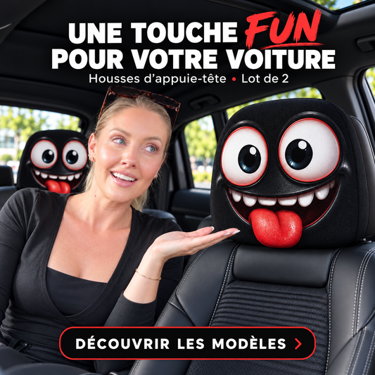 Housses d'Appui-Tête Halloween – Lot de 2