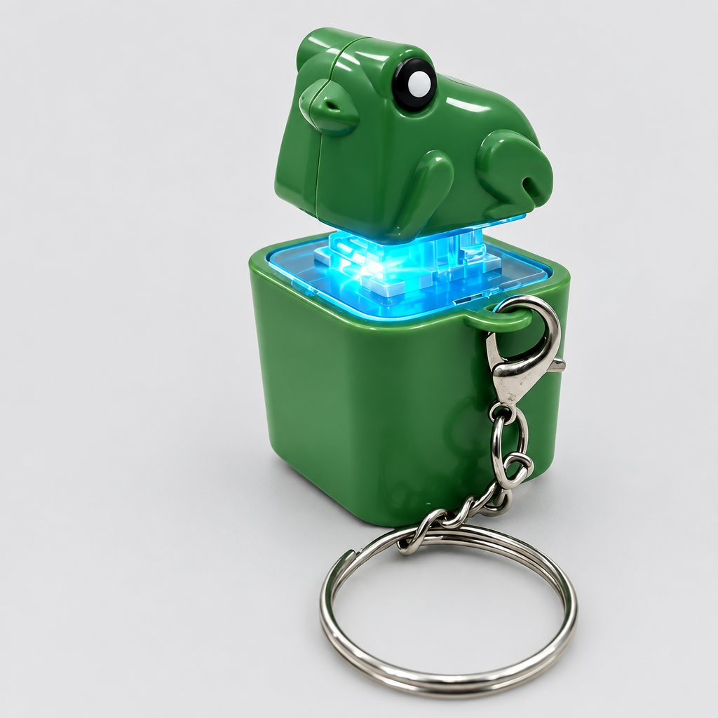 Porte-clés grenouille